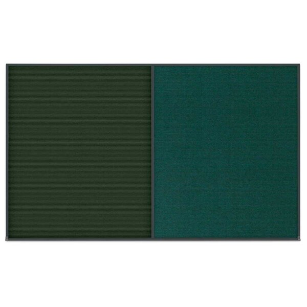 Single Door Radius Corkboard, 24"x36", Hea